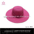 Ladies fashion paper hat GW042 summer beach hats new 2014 with ribbon